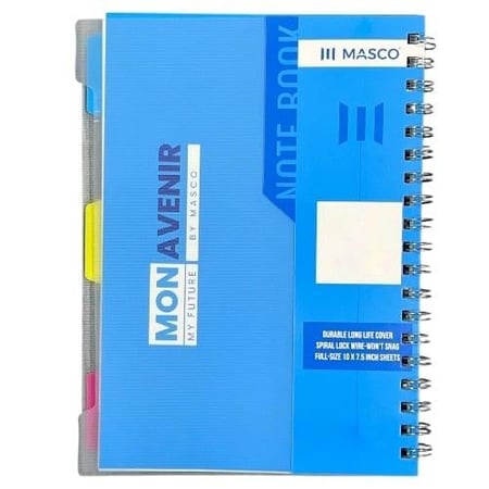 دفتر جامعة فواصل 5 مواضيع 200 ورقة MASCO MA-B5200 B5