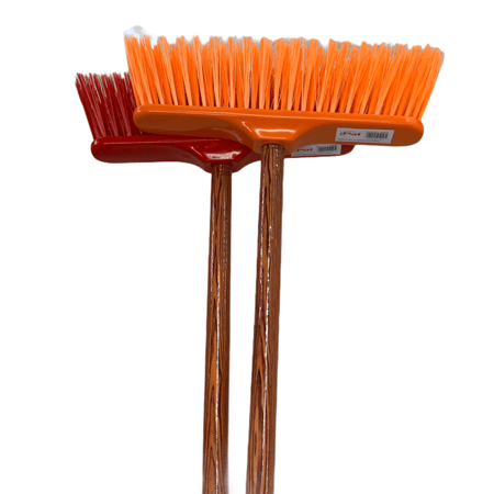 مكنسة  - قطعة واحدة - بلونين