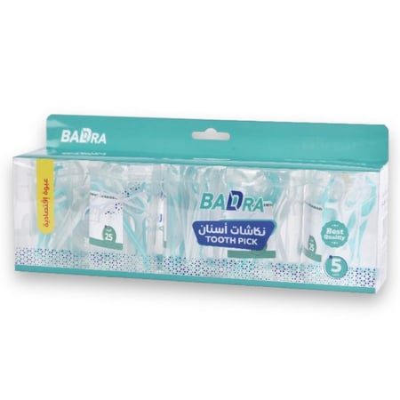 أداة خيوط تنظيف مابين الأسنان 5 علب BADRA B-00633