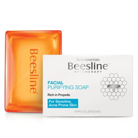 بيزلين صابونة تنقية الوجه بصمغ النحل 85 غرام Beesline