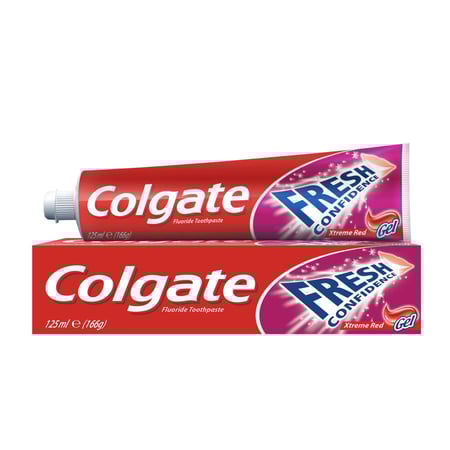 معجون اسنان ثقة الانتعاش الاحمر القوي 125 مل Colgate