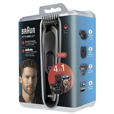 ماكينة حلاقة شعر ولحية 4 في 1 BRAUN SK3000