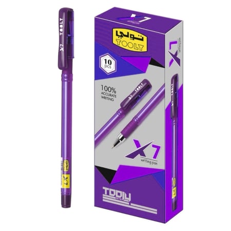 قلم جاف بنفسجي 0.7 ملم TOOLY X7