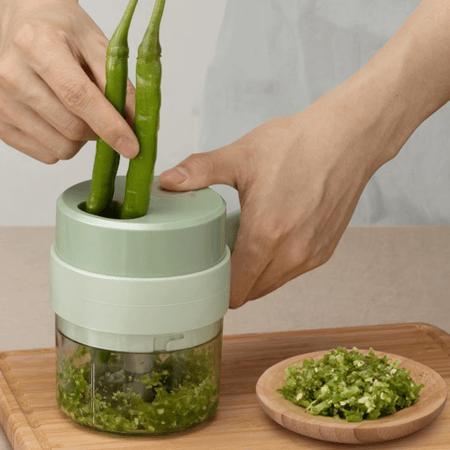 قطاعة خضار 2 في 1 قابلة لإعادة الشحن HE7272