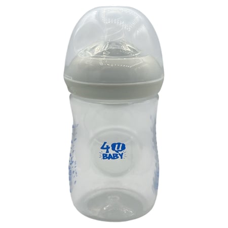 رضاعة فور يو بيبي بلاستيك 180 مل ناتشورال