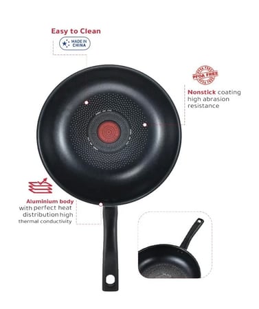 مقلاة عميقة تفلون 32 سم MISTER COOK MC/1256/32