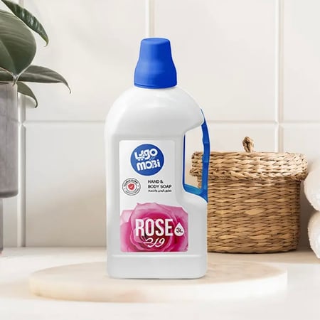 موبي صابون اليدين والجسم 3 لتر برائحة الورد MOBI