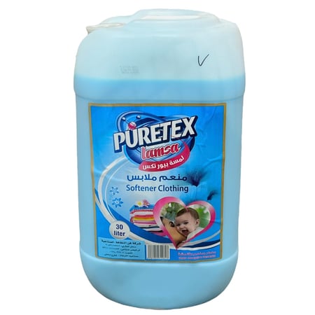 معطر ومنعم ملابس اقمشة أزرق 30 لتر PURETEX