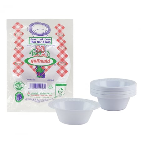 بادية بلاستيك 50 صحن رقم :10 gulfmaid