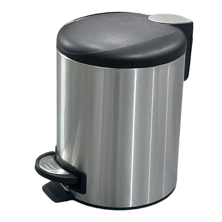 سلة مهملات ستيل دعسة 5 لتر SW68181