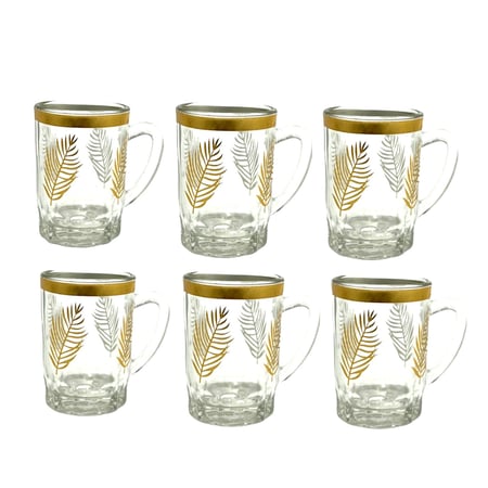 طقم بيالات شاي 6 قطع