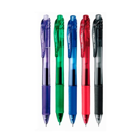 طقم اقلام جل 0.5 ملم 4+1 مجاناً بنتل Pentel PE-BLN105-05