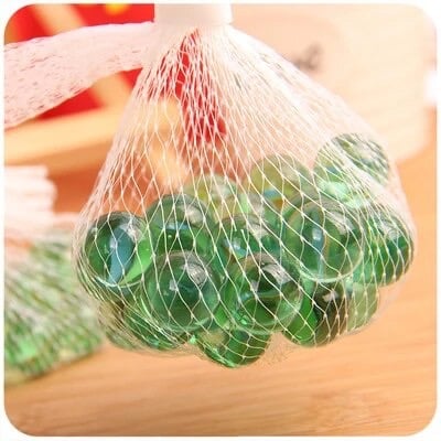 لعبة كرات زجاجية ( تيل ) جكارو 15 حبة