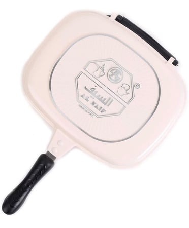 مقلاة شواء مزدوجة 42 سم ALSAIF 91237/1/42PW