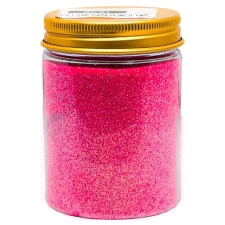 ترتر لماع لون وردي 100 جرام