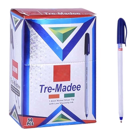 قلم جاف تراي ميت ازرق 1 ملم AMB-001