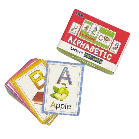 كروت تعلم الحروف الانجليزية -11*8 سم