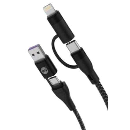 كابل 4 في 1 طول 1 متر 100 واط مايكروديجيت DC208