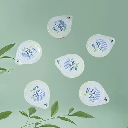 بيوتي سستم كبسولات غسول فم لمرة واحدة بنكهة النعناع 20 كبسولة 13 مل