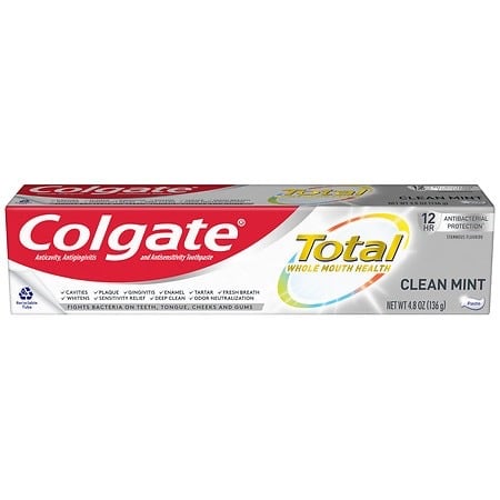 معجون اسنان توتال كلين بالنعناع المنعش 100 مل Colgate