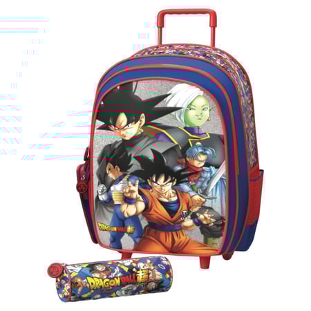 شنطة مدرسة بكفرات مع مقلمة 16 انش DBZTR1601