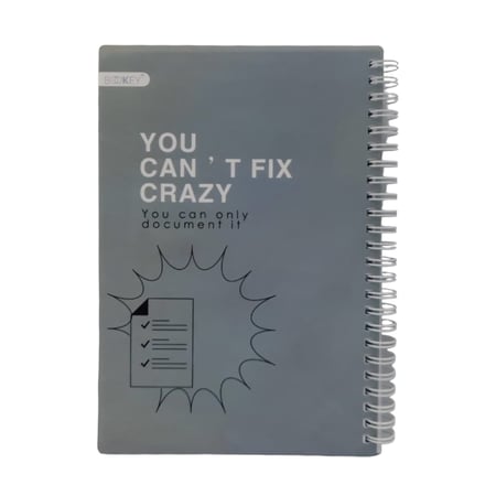 دفتر مربعات سلك 100 ورقة BOOKEY A5-24100SQ