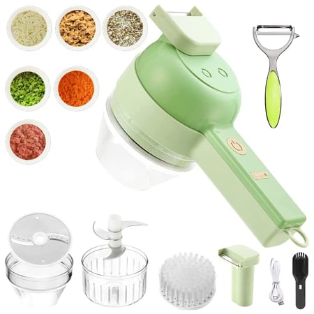 قطاعة خضار 4 في 1 قابلة لإعادة الشحن HE7271