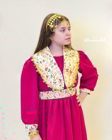 فستان ناصفة11- فوشي