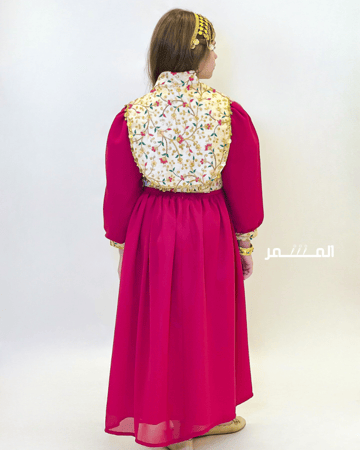 فستان ناصفة11- فوشي