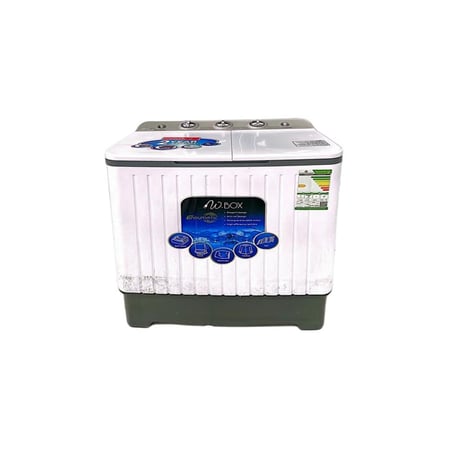 غسالة دبليو بوكس حوضين13 كيلو أبيض - KW1516 W.BOX