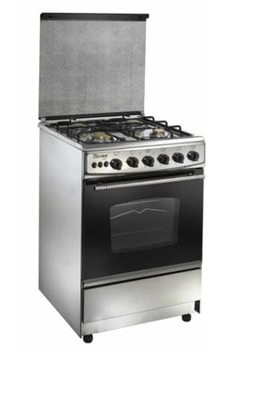 بوتاجاز غاز يونيون اير 4 شعلة، ستانليس ستيل، 60 سم – C6060GC447N13H7F