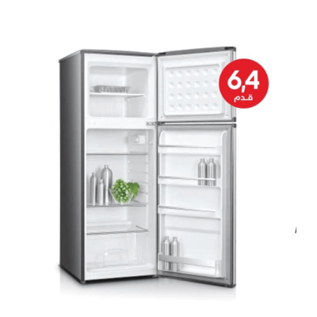 ثلاجة جنرال جولدي 6.4 قدم ستيل ثلج موديل GR182DF