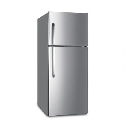 ثلاجة جنرال جولدي بابين 406 لتر 14.4 قدم استيل بخار - GGR406NS