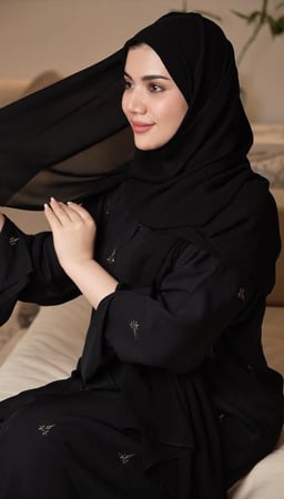 طرحة مبطنة ربع قطن