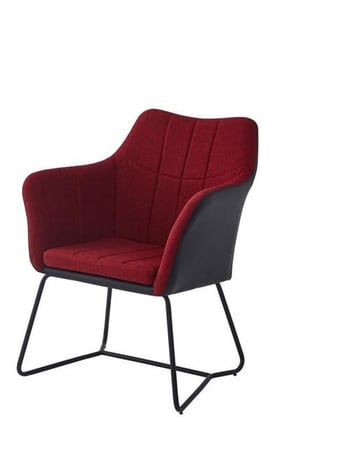 طقم 1+2 طاولة وكرسي لون أحمر*أسود مقدمة لكم من كاما