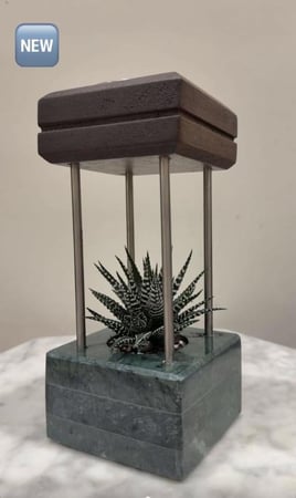 مبخرة نبتة و وردة