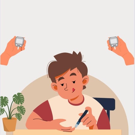 جدول سكر اسبوعي أطفال متابعة سكر السكر التراكمي مقاومة انسولين