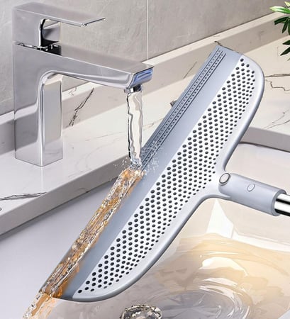 نشافة أرضية سيليكون مقاس 25 سم برأس دوار 180 درجة