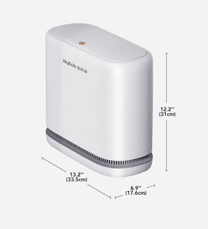 سلة مهملات أنيقة بفتحة كبيرة مع خاصية تمدد الكيس التلقائي  سعة 12.5 لتر