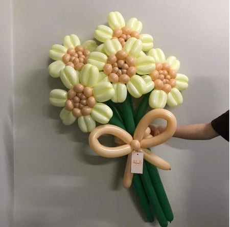 باقة بالونات الورد 6