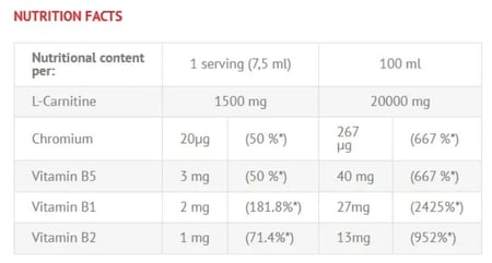 كارنتين كروميوم فايكينج Carnitine Liquid VIKING FORCE - وايلد بيري