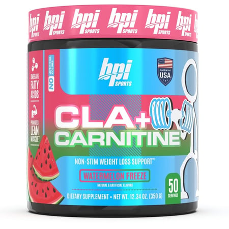 بي بي أي سي ال أي + ال كارنتين حارق دهون 50 حصة BPI CLA + Carnitine 375 G
