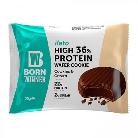 ويفر كوكيز بروتين كيتو BORN WINNER
