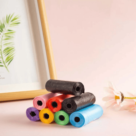 أكياس ملونة لرمي الحفاظات - 6 حبات