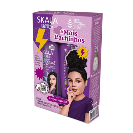 سكالا مجموعة شامبو وبلسم كاتشينهوس للشعر المجعد للأطفال