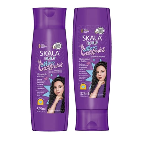 سكالا مجموعة شامبو وبلسم كاتشينهوس للشعر المجعد للأطفال