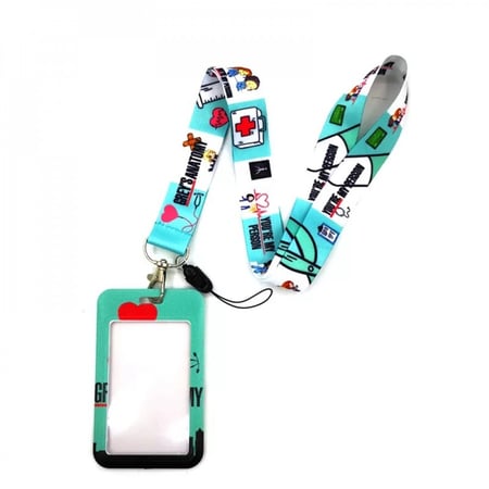 حامل بطاقة الهويه - حزام عنق جميله وقويه