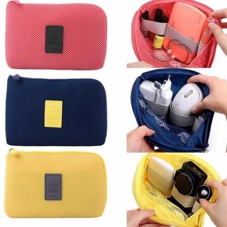 حقيبه أسفنجيه لتخزين الأجهزه الرقميه خفيفه وجذابه
