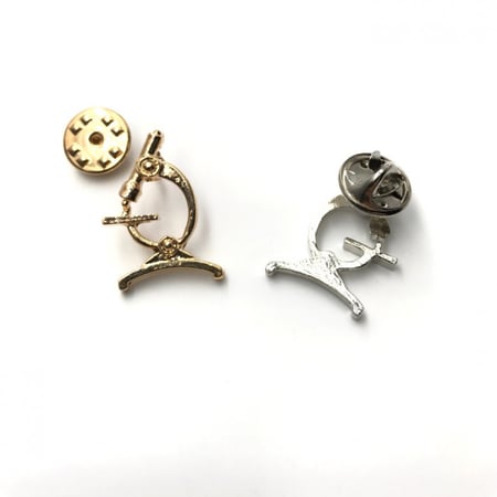Microscope Brooch