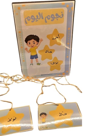 بطاقات نجوم الصف